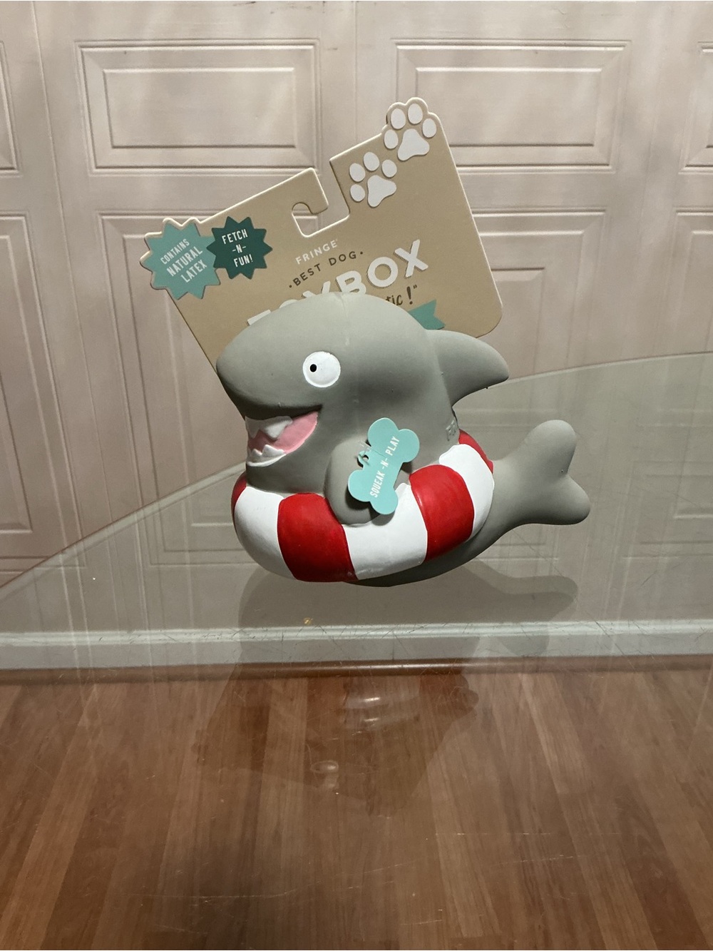 Brand New Dog Toy Latex with Squeaker “Feelin’ Fin-tastic” NEW | Fringe